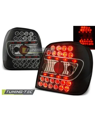 Feux arrière à LED noirs pour VW POLO 6N 10.94-09.99