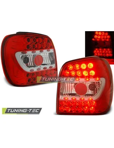 Feux arrière à LED rouges blancs pour VW POLO 6N 10.94-09.99