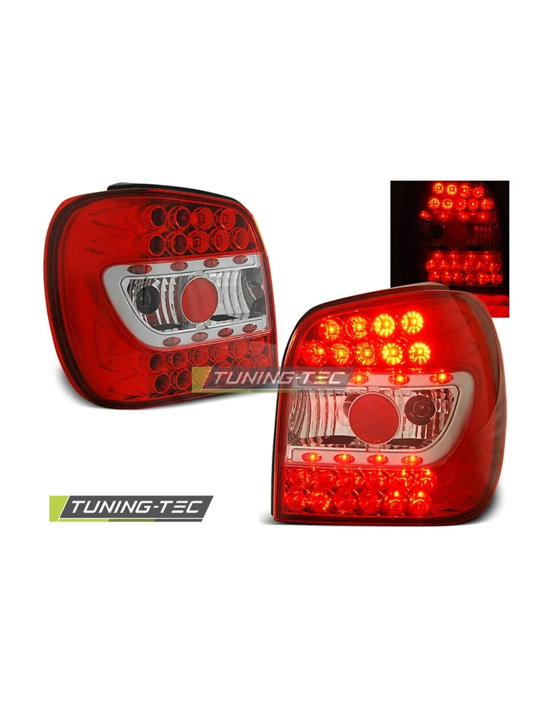 Feux arrière à LED rouges blancs pour VW POLO 6N 10.94-09.99