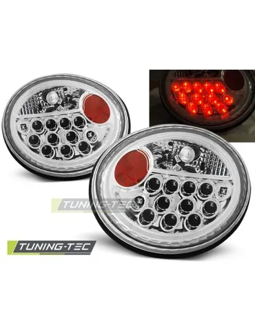 Feux arrière à LED chromés pour VW NEW BEETLE 10.98-05