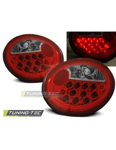 Feux arrière à LED rouges blancs pour VW NEW BEETLE 10.98-05.05