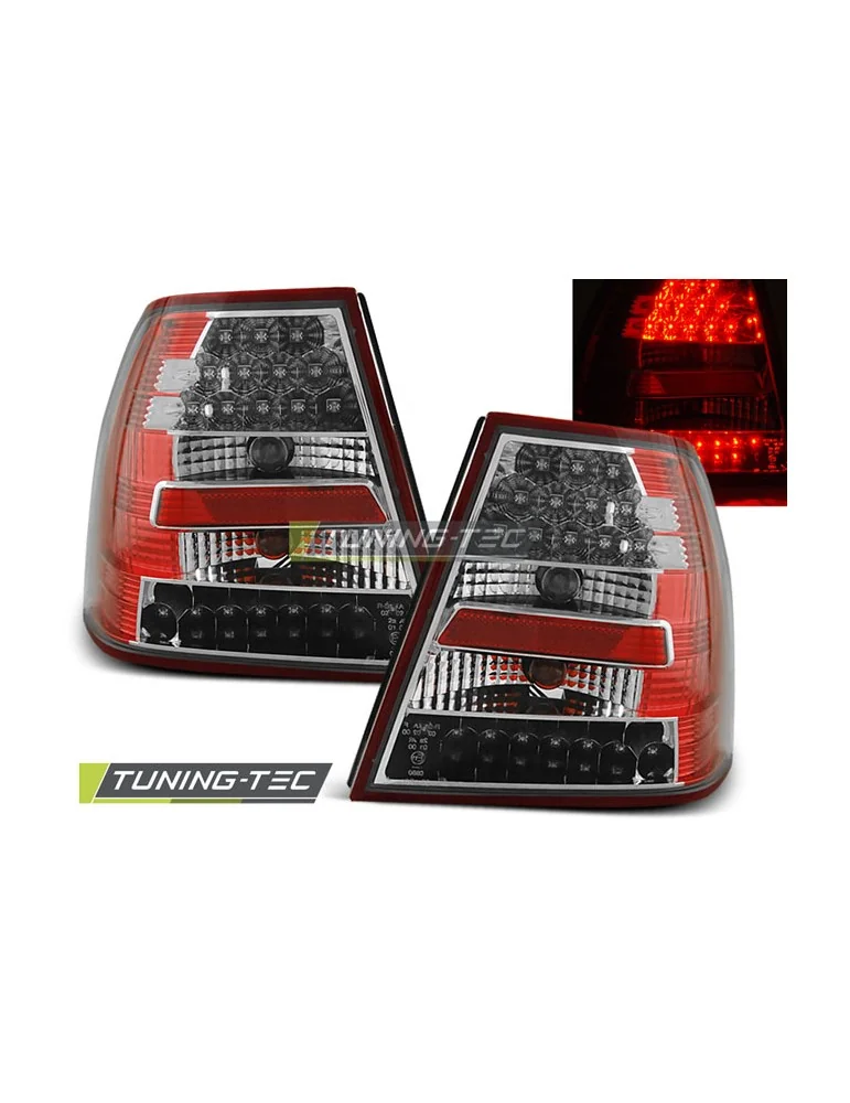 Feux arrière à LED rouges blancs pour VW BORA 09.98-07.05