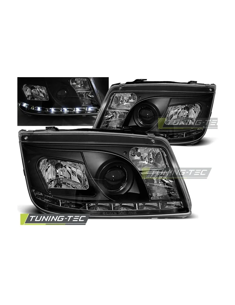 Phares à LED noirs pour VW BORA 09.98-05.05