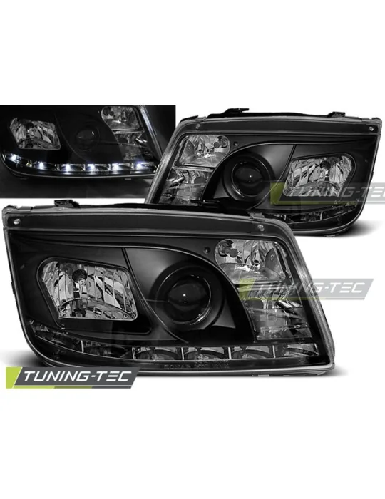 Phares à LED noirs pour VW Bora (1998 - 2005)
