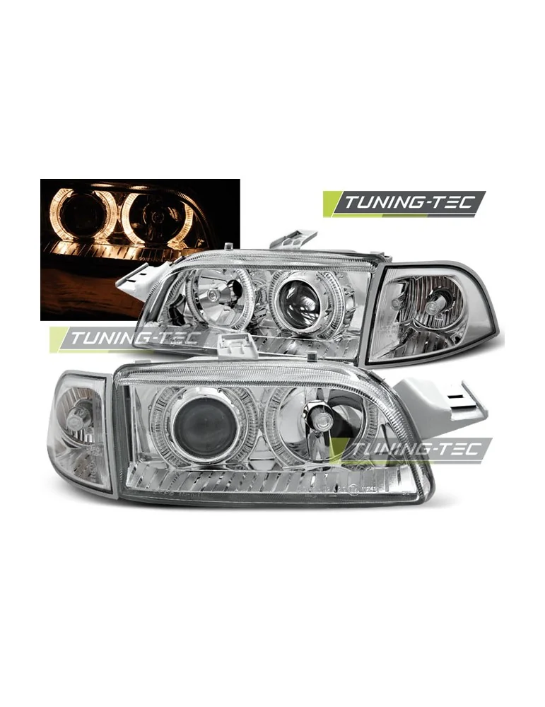 Phares chromés pour FIAT PUNTO 1 11.93-09.99