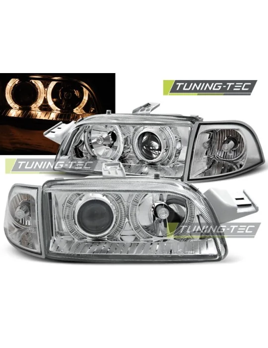Phares chromés pour Fiat Punto 1 (1993 - 1999)