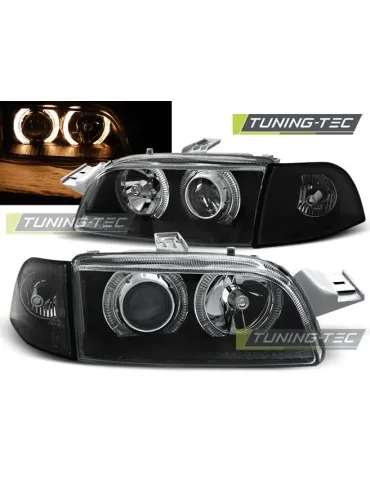 Phares noirs pour FIAT PUNTO 1 11.93-09.99