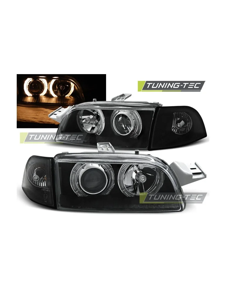 Phares noirs pour FIAT PUNTO 1 11.93-09.99