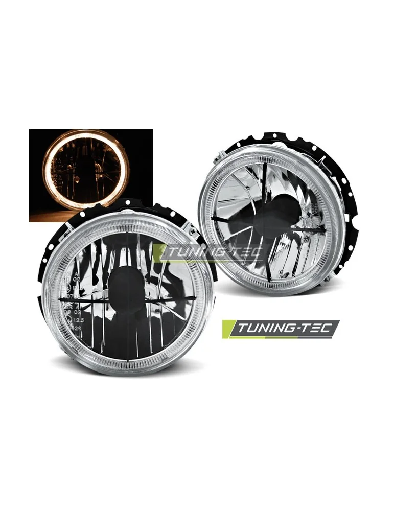 Phares chromés pour VW GOLF 1 05.74-07.83