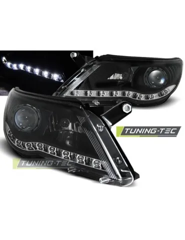 Phares à LED noirs pour VW TIGUAN 10.07-11