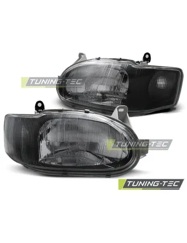 Phares noirs pour FORD ESCORT MK7 02.95-00