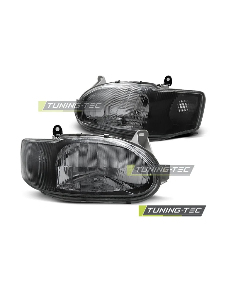 Phares noirs pour FORD ESCORT MK7 02.95-00