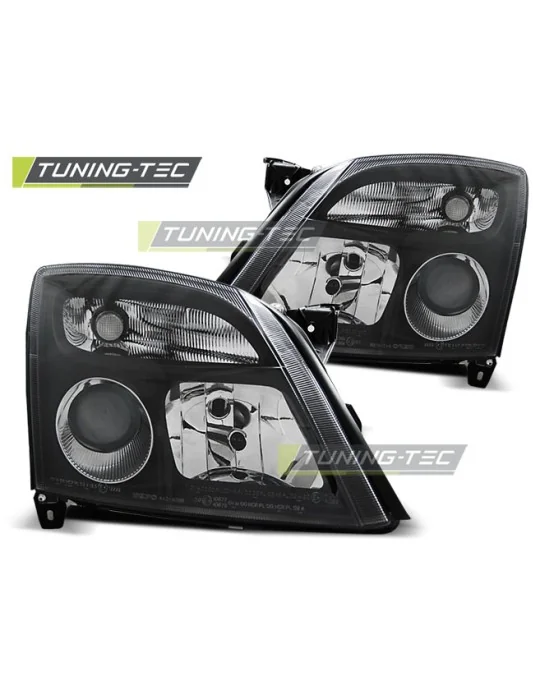 Phares noirs pour Opel Vectra C (2002 - 2005)
