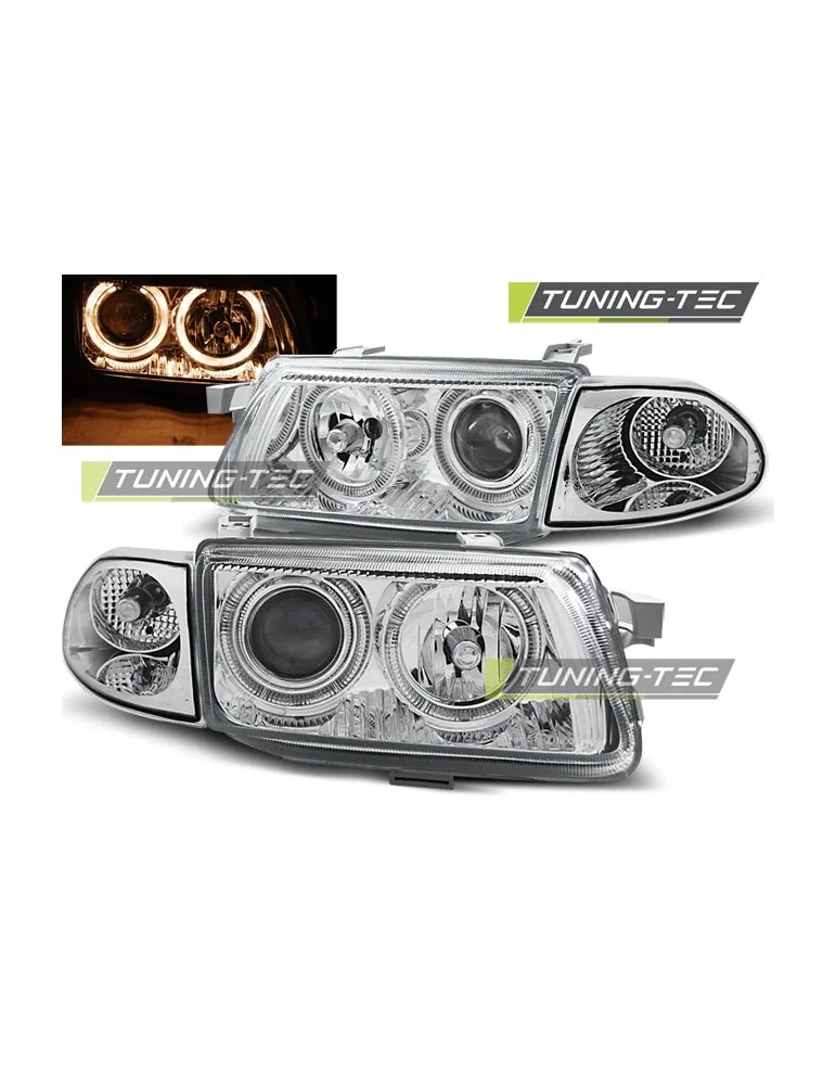 Phares chromés pour OPEL ASTRA F 09.94-08.97
