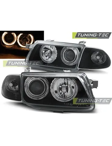 Phares noirs pour OPEL ASTRA F 09.94-08.97