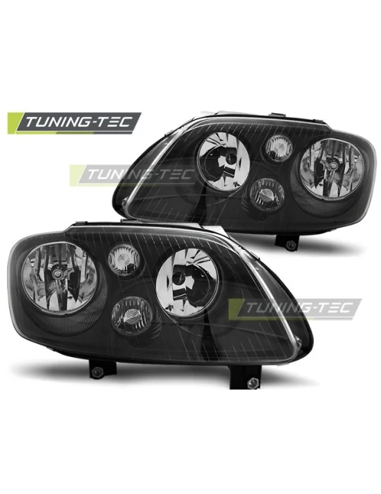 Phares noirs pour VW Touran Caddy (2003 - 2006)