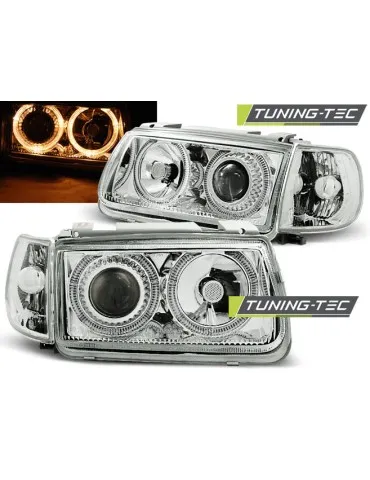 Phares chromés pour VW POLO 6N 10.94-09.99
