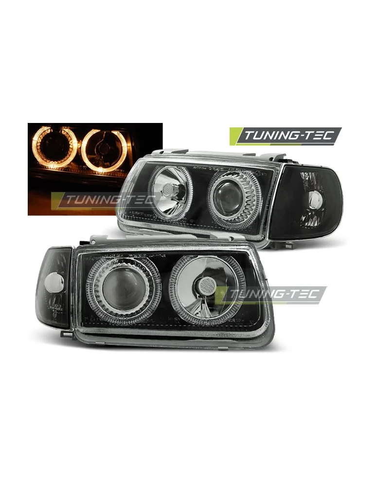Phares noirs pour VW POLO 6N 10.94-09.99