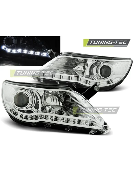 Phares à LED chromés pour VW Tiguan (2007 - 2011)