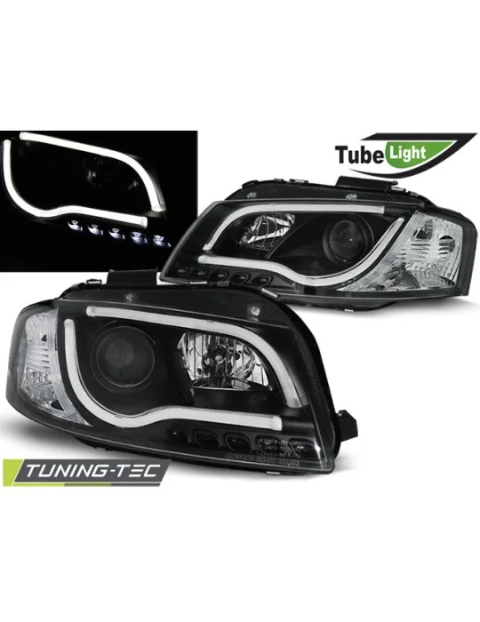 Phares à LED noirs pour Audi A3 8P (2003 - 2008)