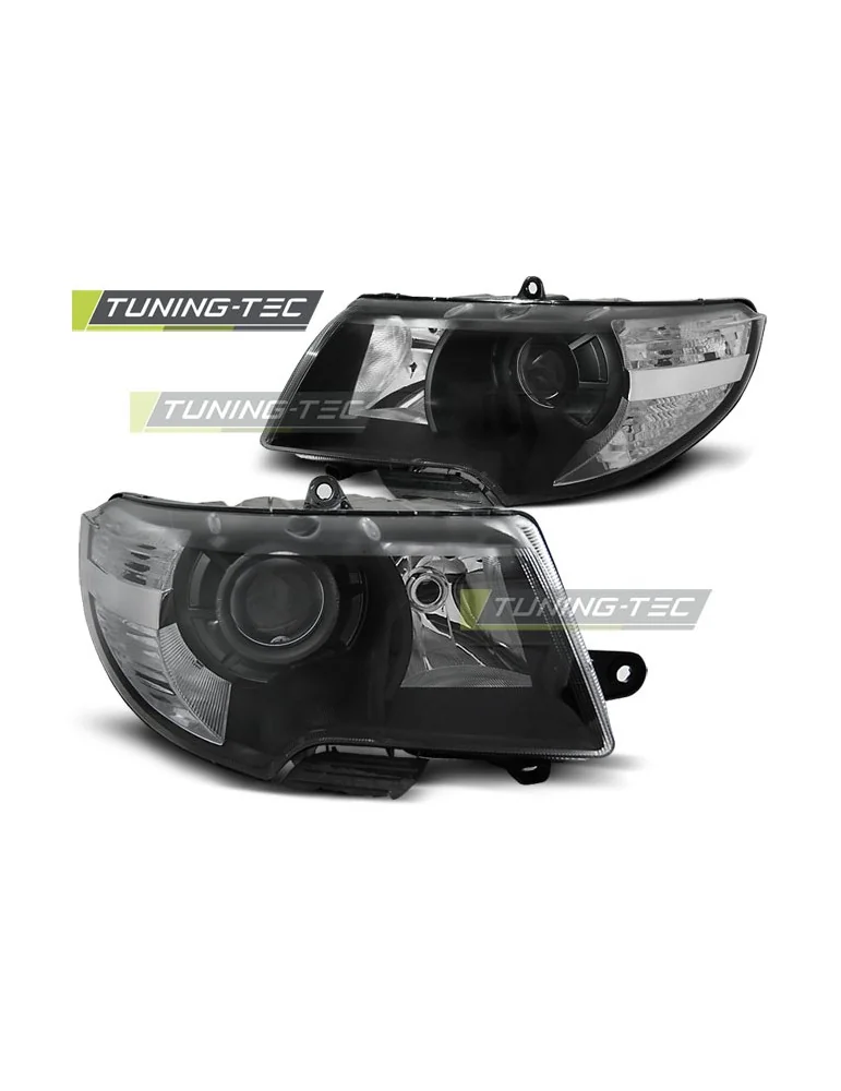 Phares noirs pour SKODA SUPERB 08-12