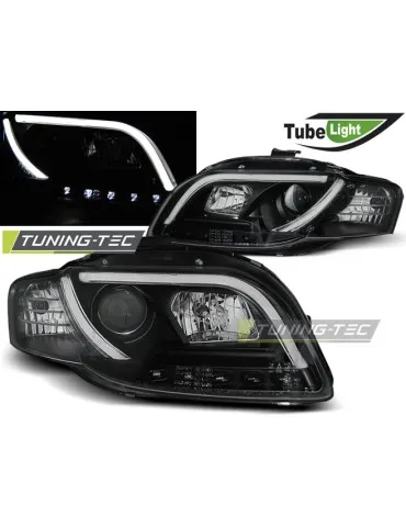 Phares à LED noirs pour AUDI A4 B7 11.04-03.08