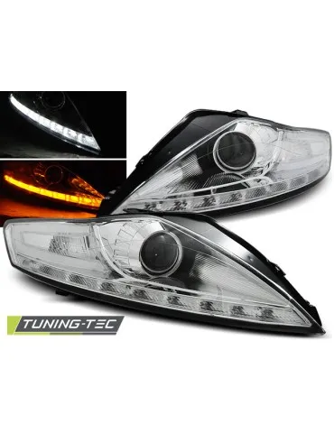 Phares à LED chromés pour FORD MONDEO 07.07-11.10 INDICATOR