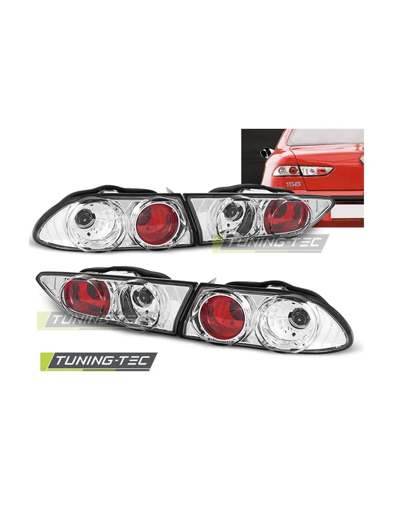 Bloc optique chromé pour ALFA ROMEO 156 10.97-06.03