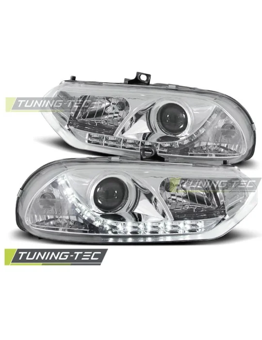 Phares à LED chromés pour Alfa Romeo 156 (1997 - 2003)