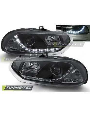 Phares à LED noirs pour ALFA ROMEO 156 10.97-06.03
