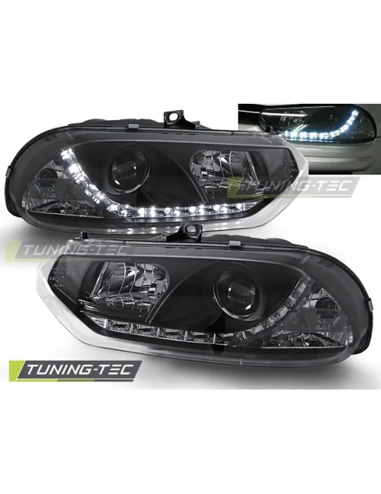 Phares à LED noirs pour Alfa Romeo 156 (1997 - 2003)