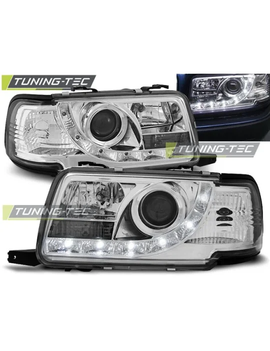Phares à LED chromés pour Audi 80 B4 (1991 - 1996)