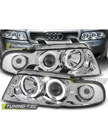Phares chromés pour AUDI A4 11.94-12.98