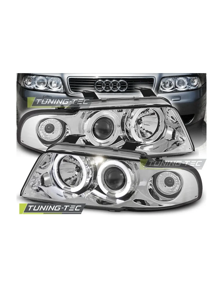 Phares chromés pour AUDI A4 11.94-12.98