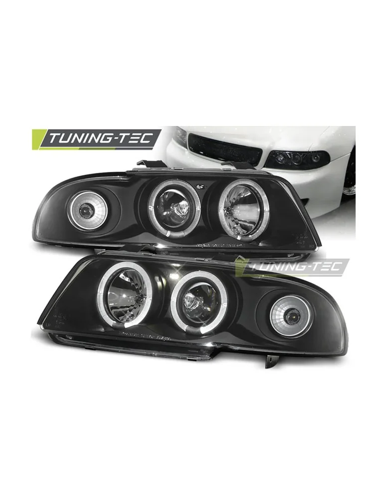 Phares noirs pour AUDI A4 11.94-12.98