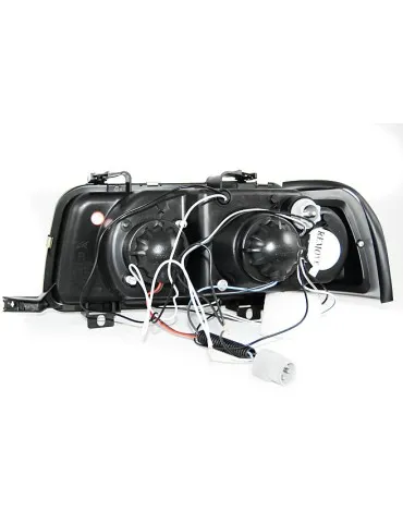 Phares noirs pour AUDI 80 B4 09.91-04.96