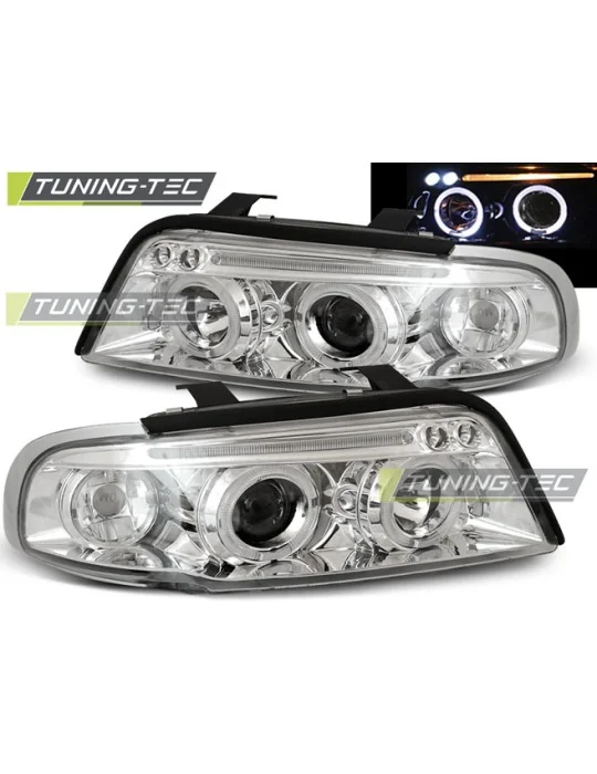 Phares chromés pour Audi A4 (1994 - 1998)