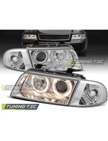 Phares chromés pour AUDI A4 11.94-12.98
