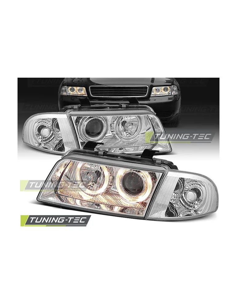 Phares chromés pour AUDI A4 11.94-12.98