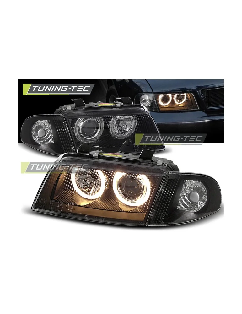 Phares noirs pour AUDI A4 11.94-12.98