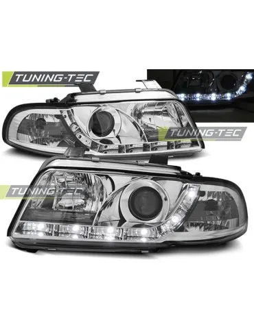 Phares à LED chromés pour AUDI A4 11.94-12.98
