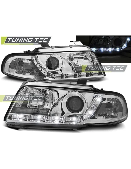 Phares à LED chromés pour Audi A4 (1994 - 1998)