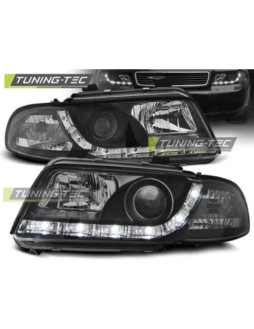 Phares à LED noirs pour AUDI A4 11.94-12.98