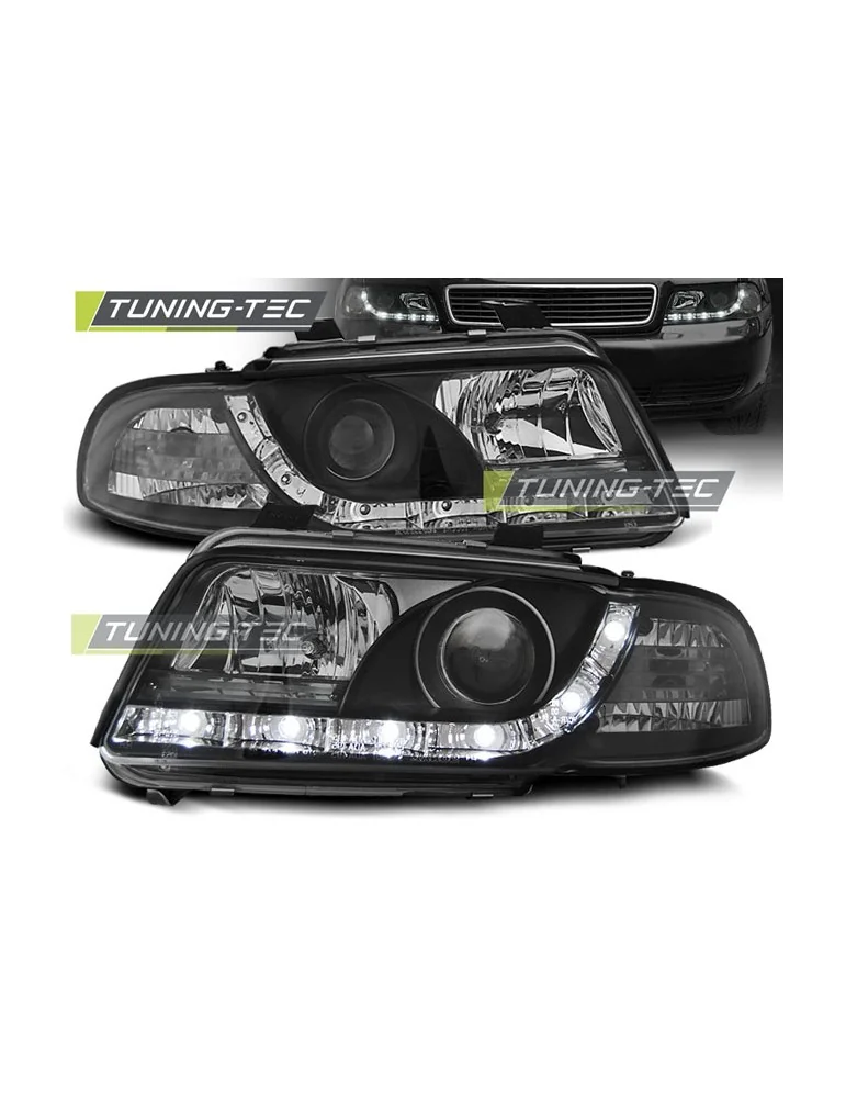 Phares à LED noirs pour AUDI A4 11.94-12.98