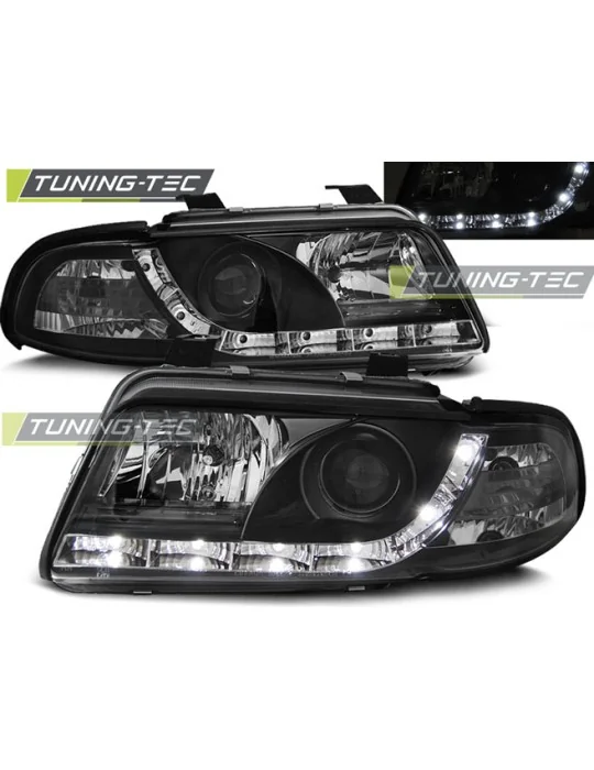 Phares à LED noirs pour Audi A4 (1999 - 2000)