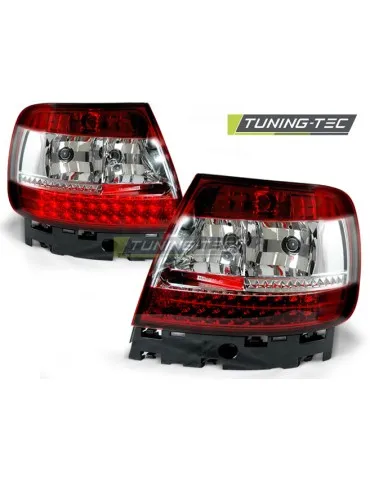 Feux arrière à LED rouges blancs pour AUDI A4 B5 11.94-09.00
