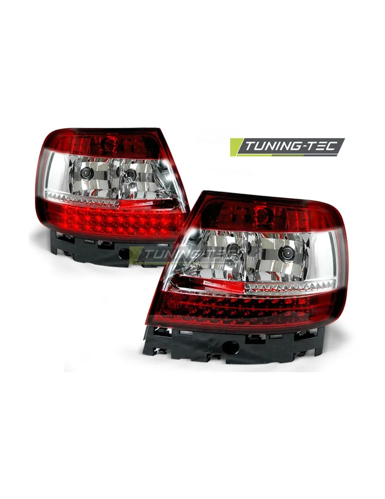 Feux arrière à LED rouges blancs pour AUDI A4 B5 11.94-09.00