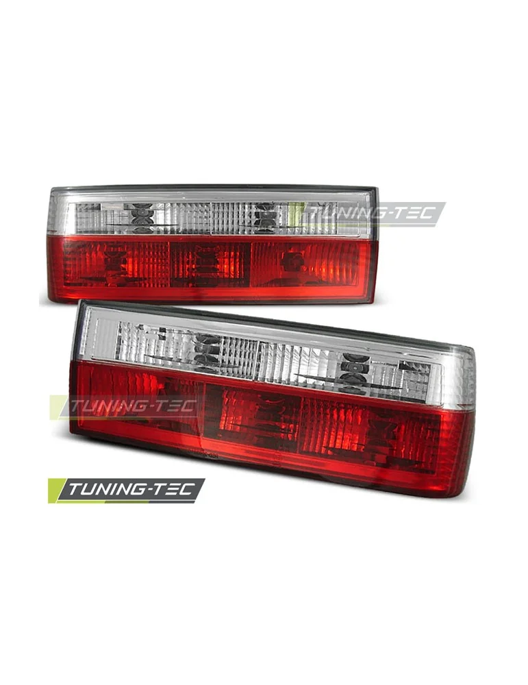 Feux arrière rouges blancs pour BMW E30 11.82-08.87
