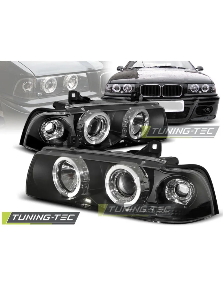 Phares noirs pour BMW E36 12.90-08.99 S/C/T