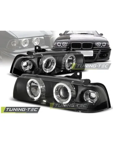 Phares noirs pour BMW E36 12.90-08.99 C/C